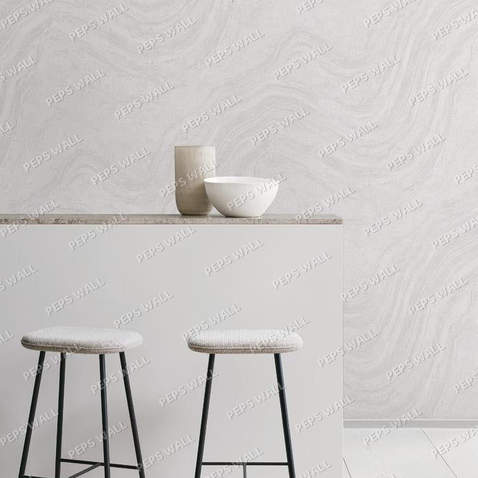 Kyma Silver — marble wallpaper Dubai, Peps Wall