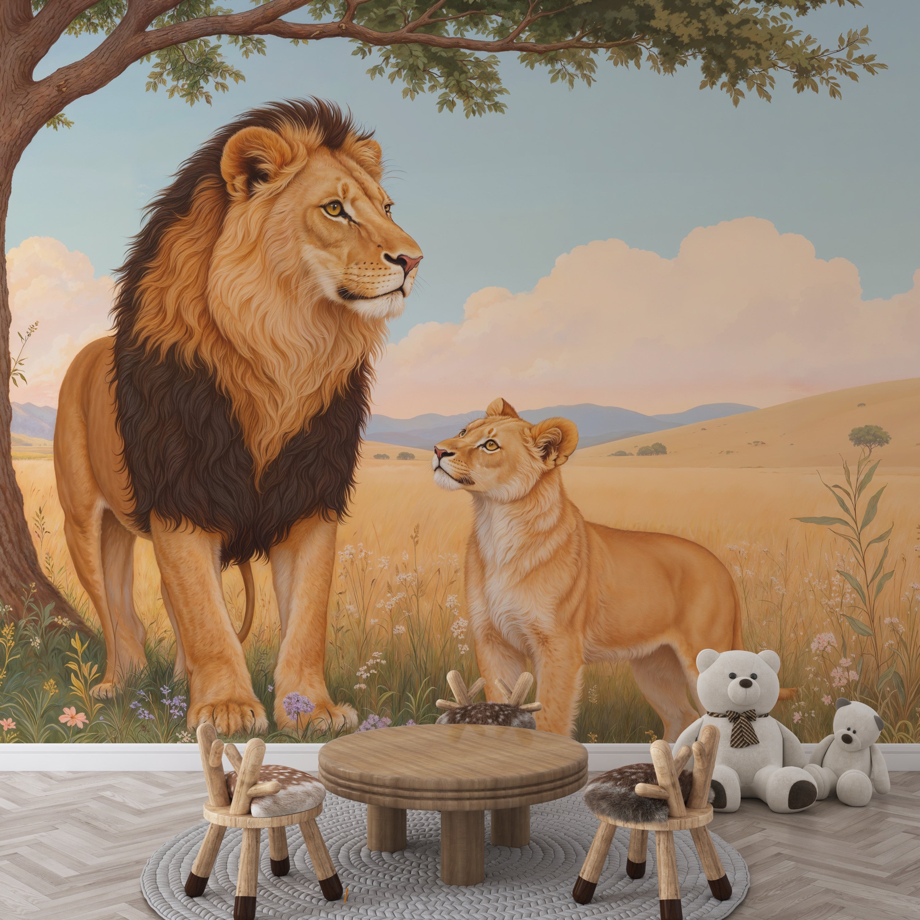 Lion & Cub