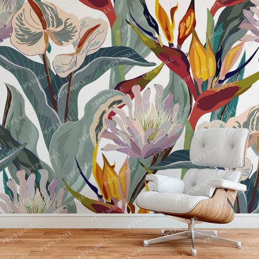 Lush Mirage — warm neutral wallpaper Dubai, Peps Wall