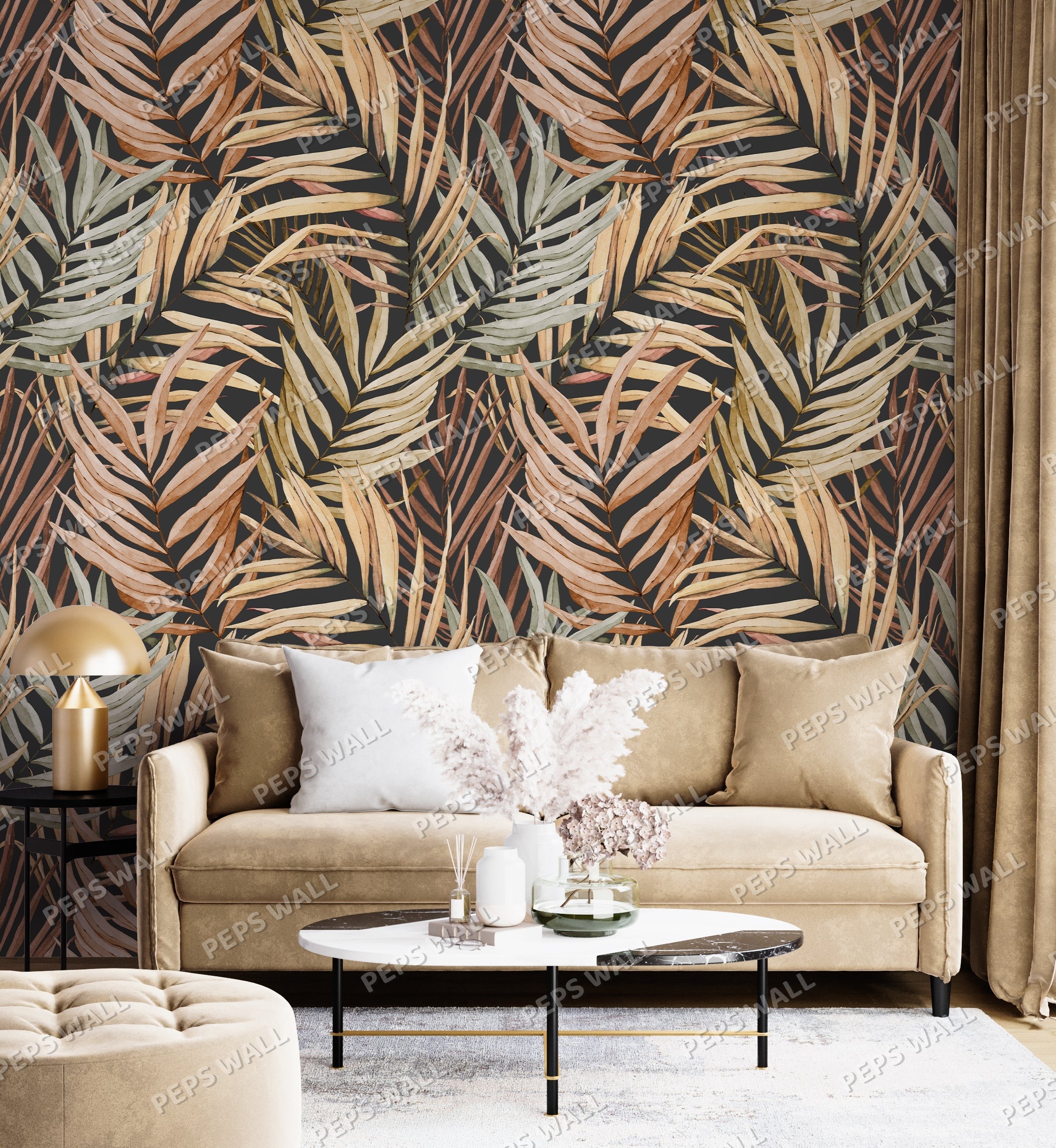 Luxuriance — floral wallpaper Dubai, Peps Wall