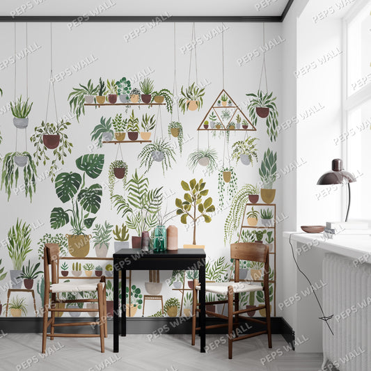 Main Verte — floral wallpaper Dubai, Peps Wall