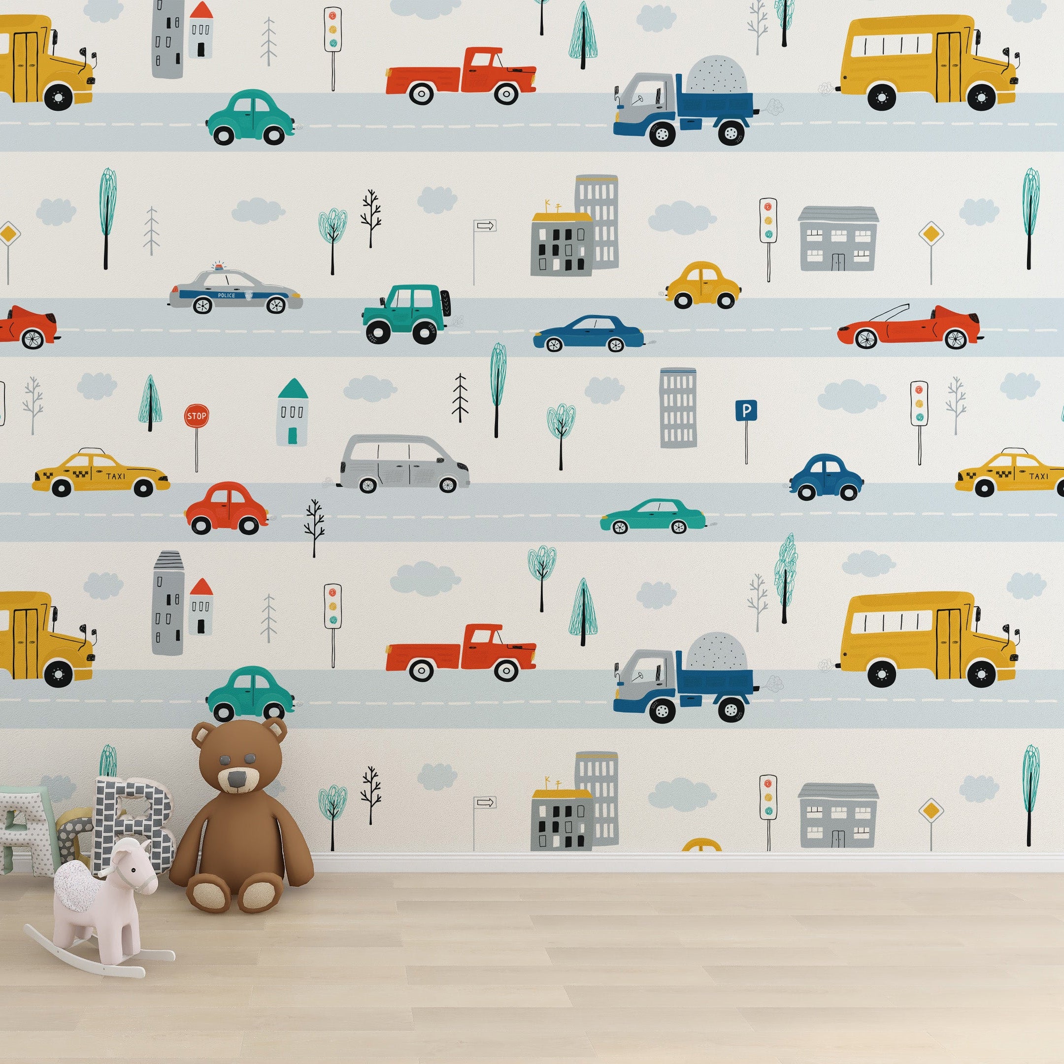 Cars on the road