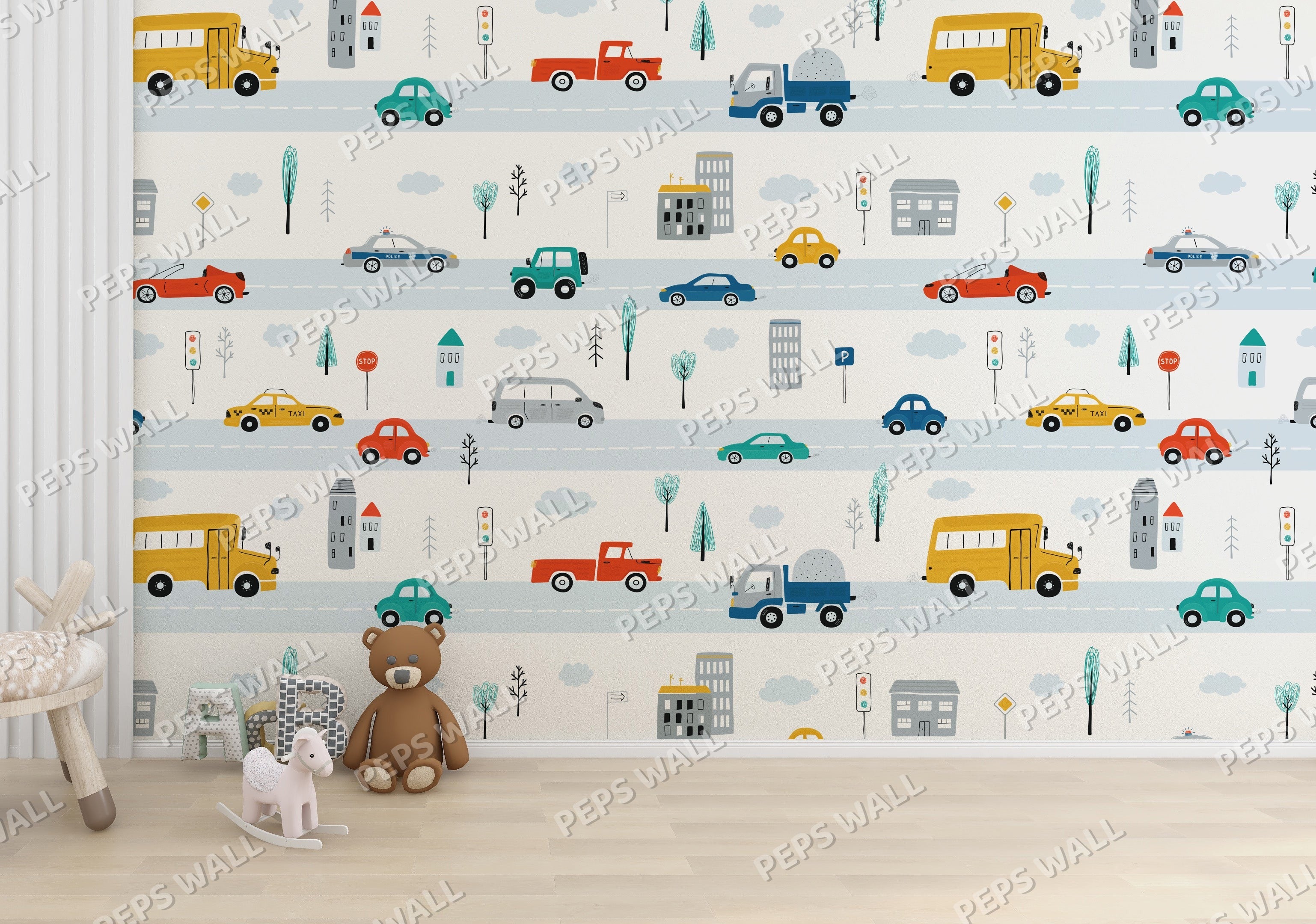 Cars on the road