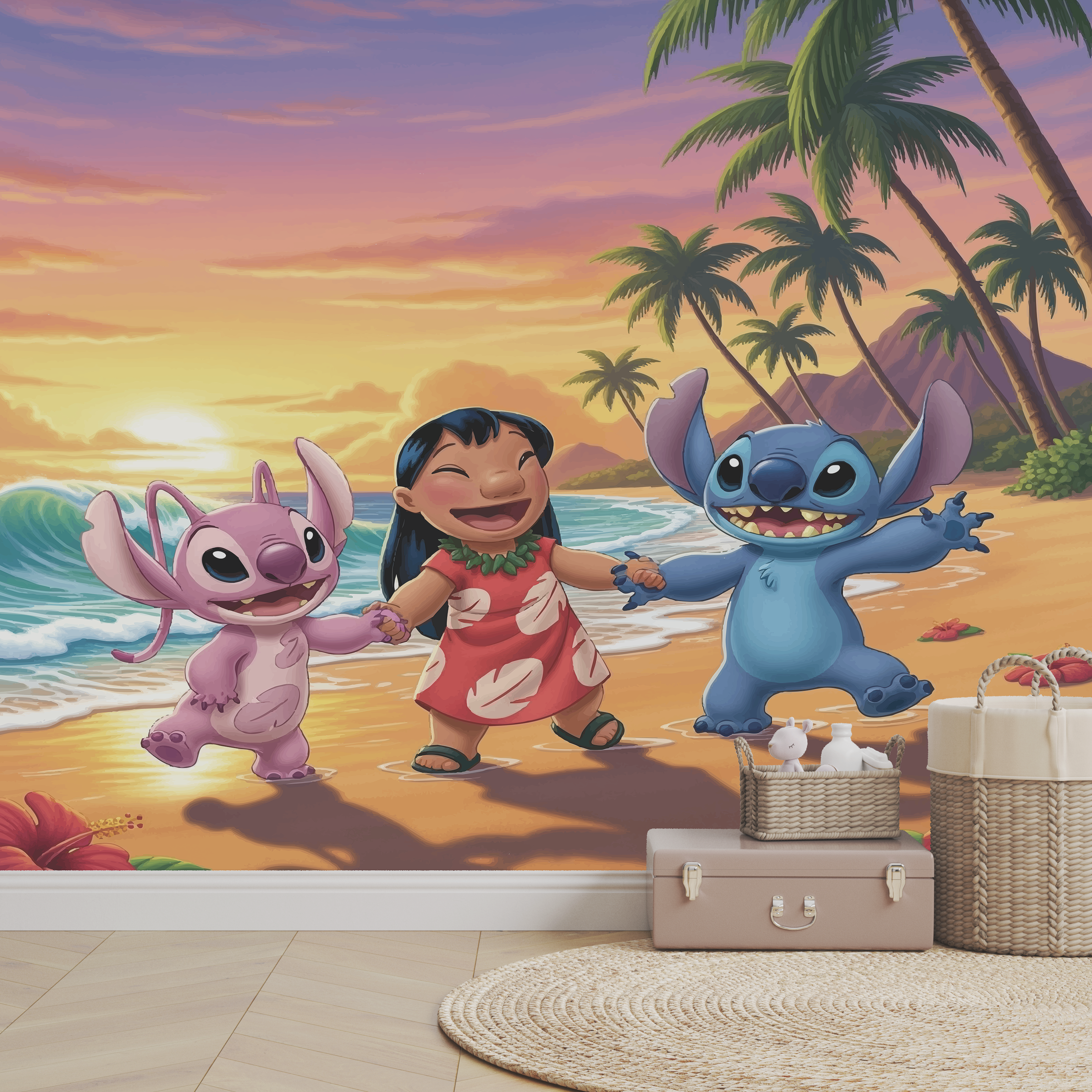 Lilo & Stitch on the Beach