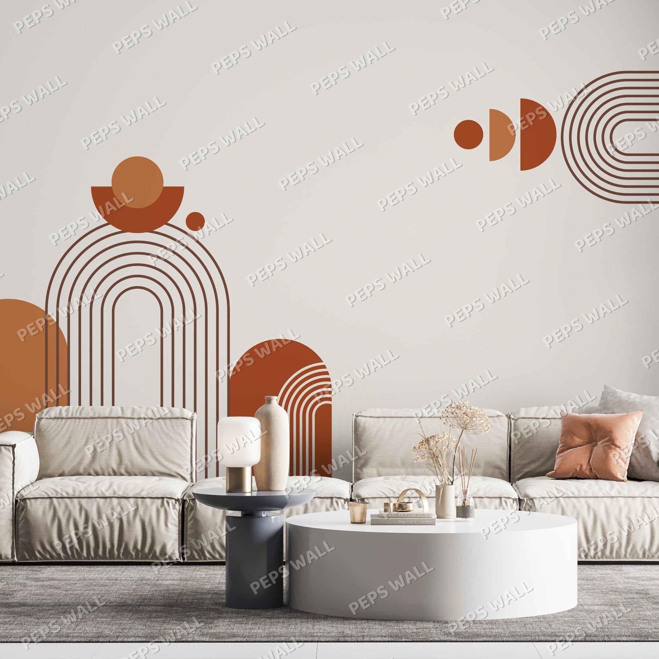 Geometric Boho Pattern — kids pattern wallpaper Dubai, Peps Wall