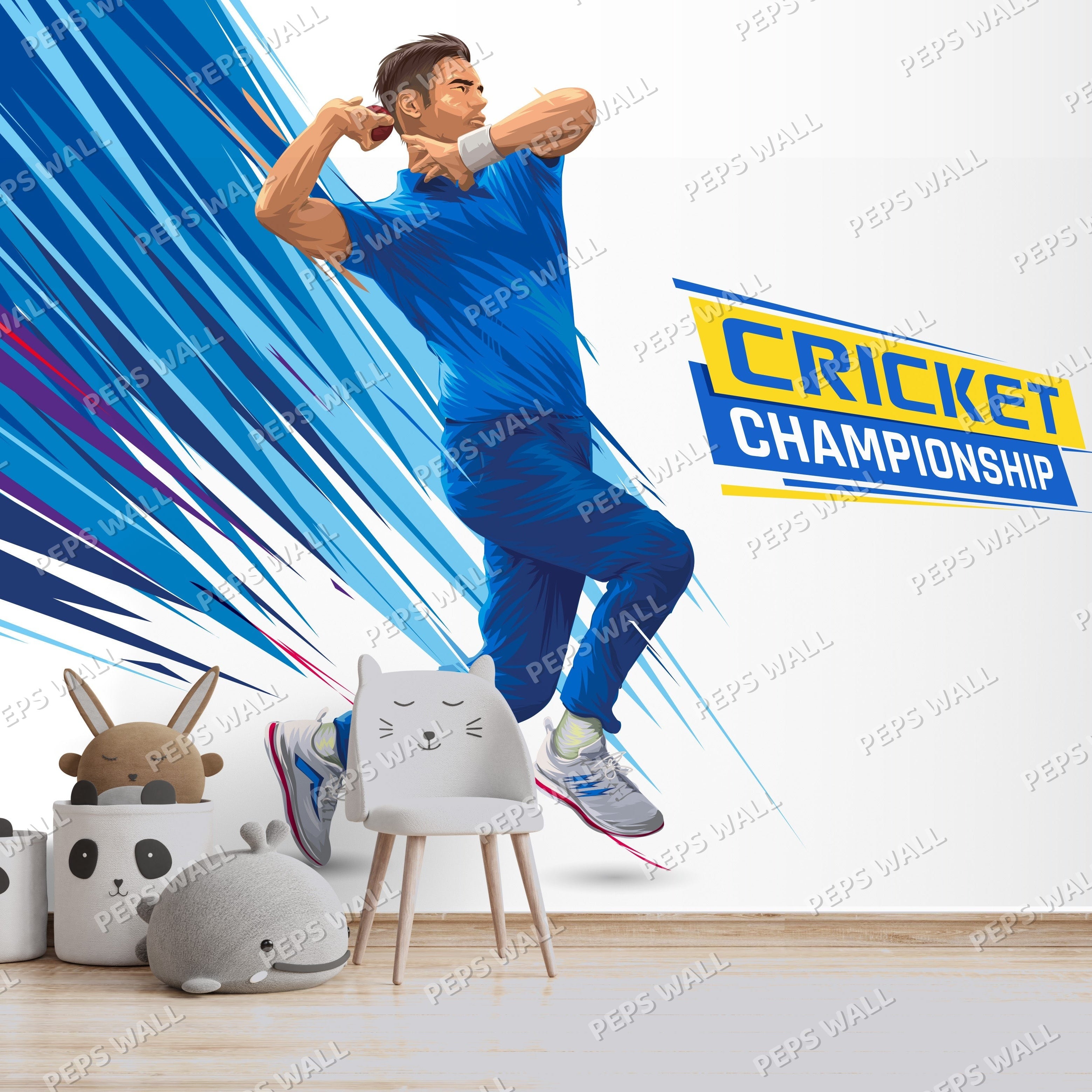 Cricket Champion — kids car wallpaper Dubai, Peps Wall