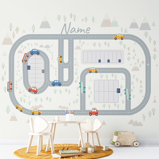 Car Route - Grey