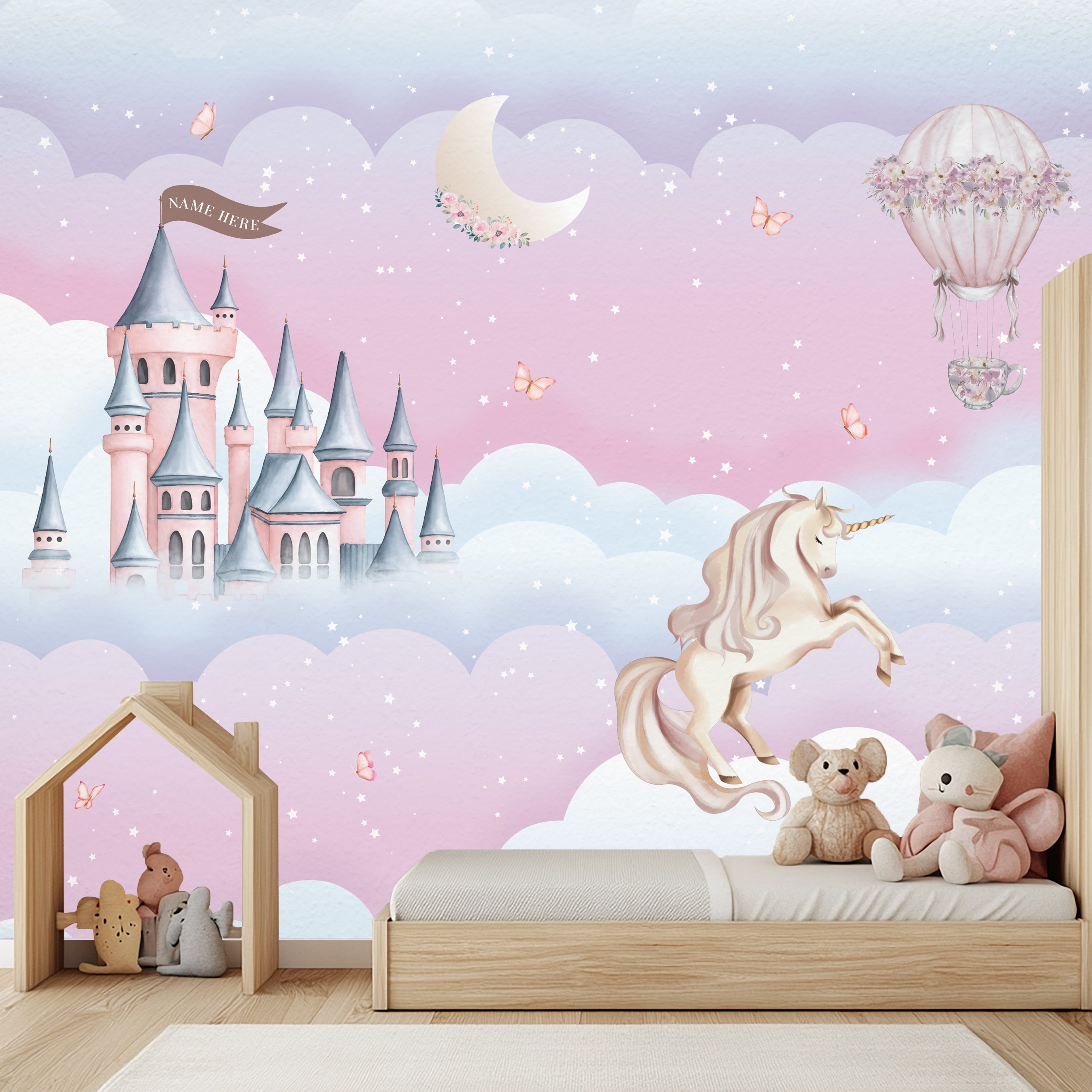 Dreamy Clouds & Castle