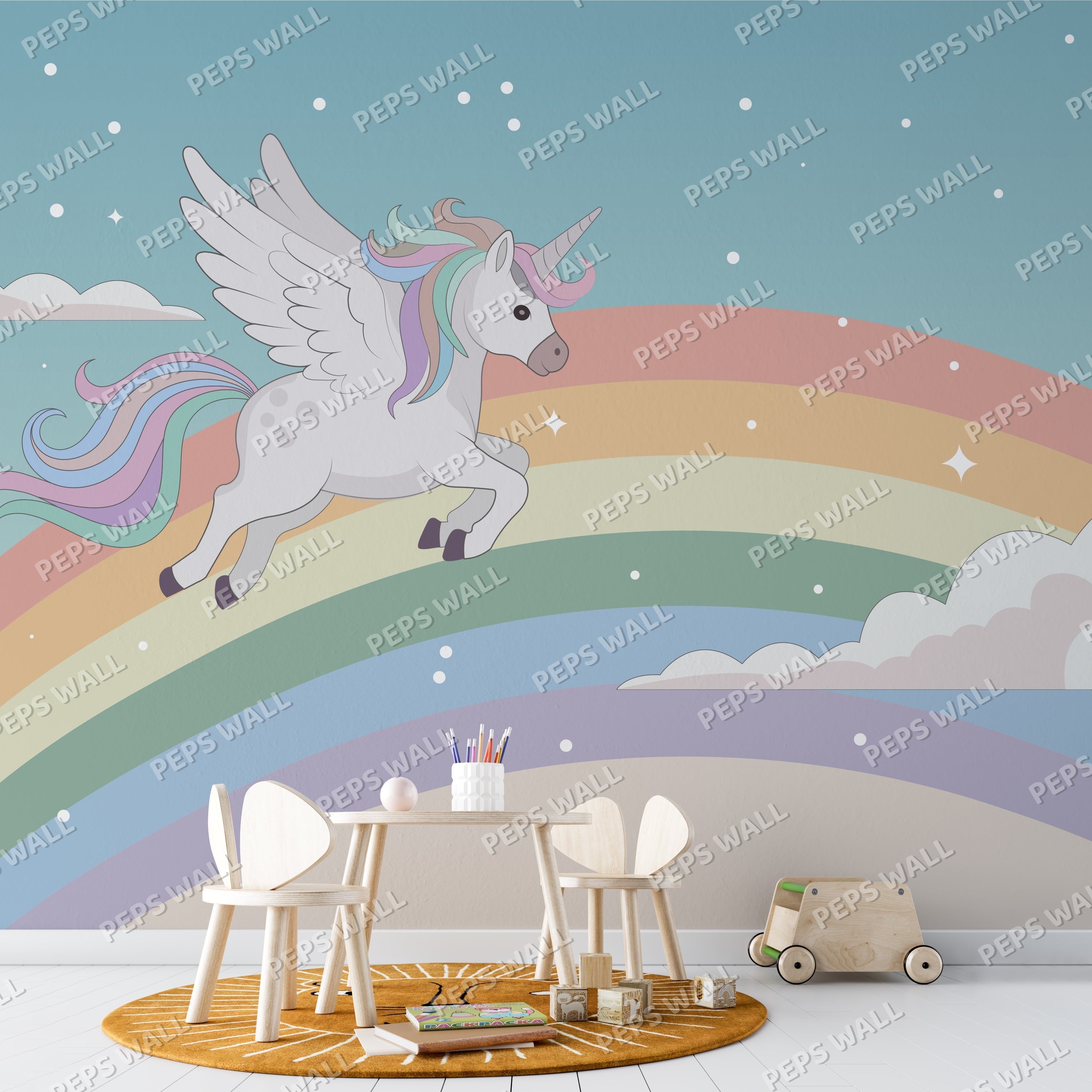 Unicorn over Rainbow