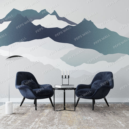 Mountain Scape — scenic landscape wallpaper Dubai, Peps Wall