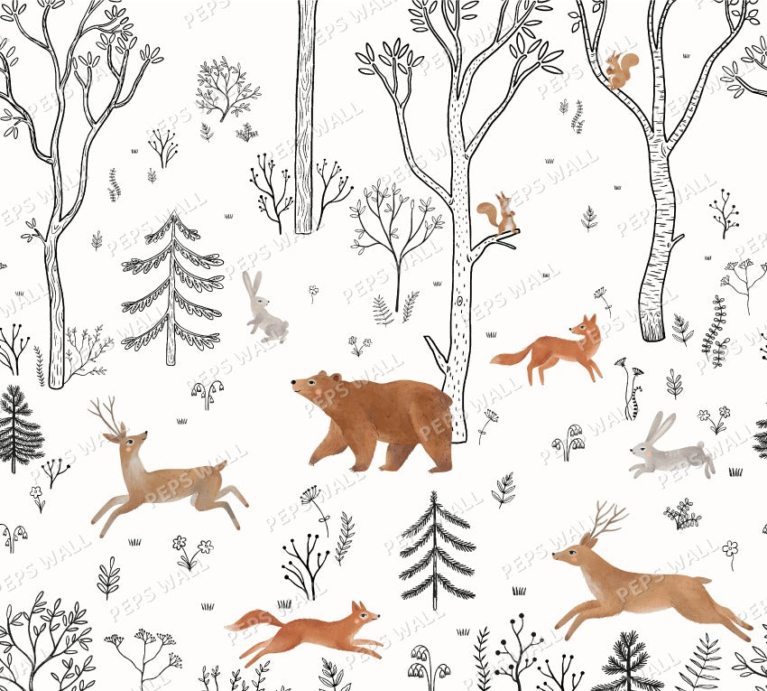 Woodland Watercolors