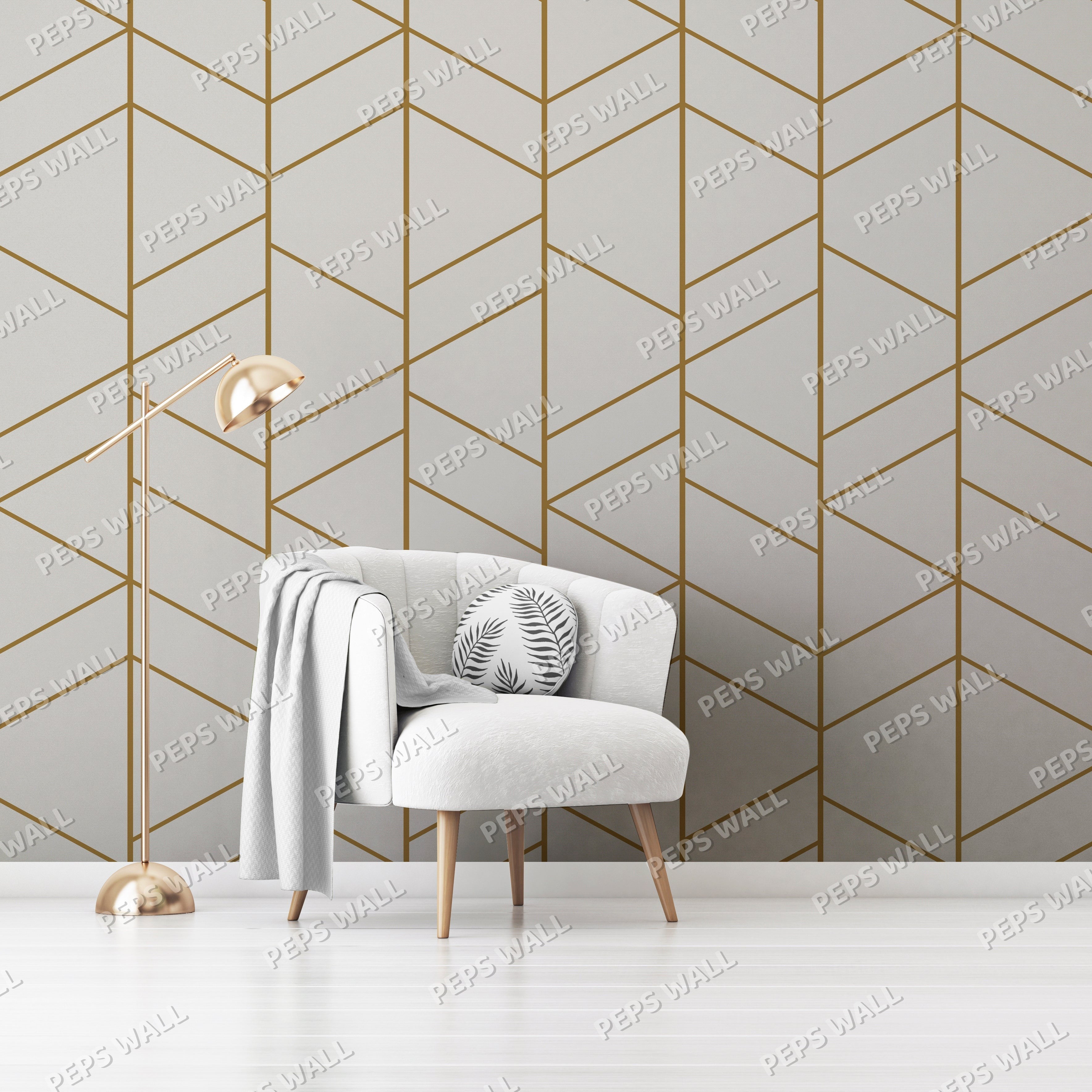 Ruhlman — geometric wallpaper Dubai, Peps Wall