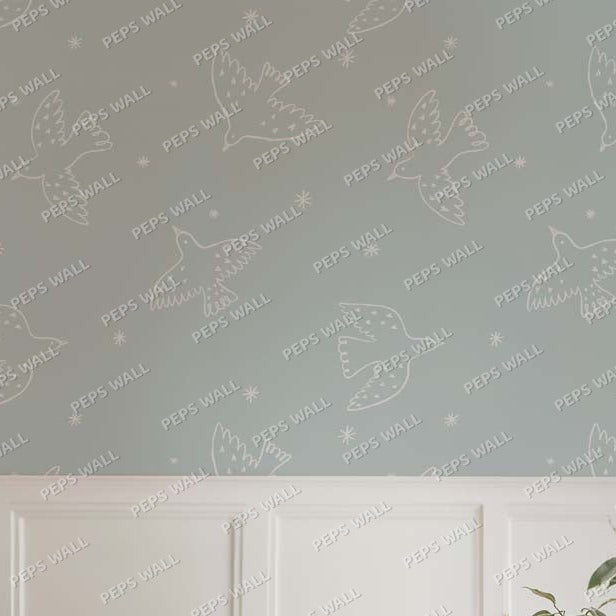 Whimsy Birds - Blue