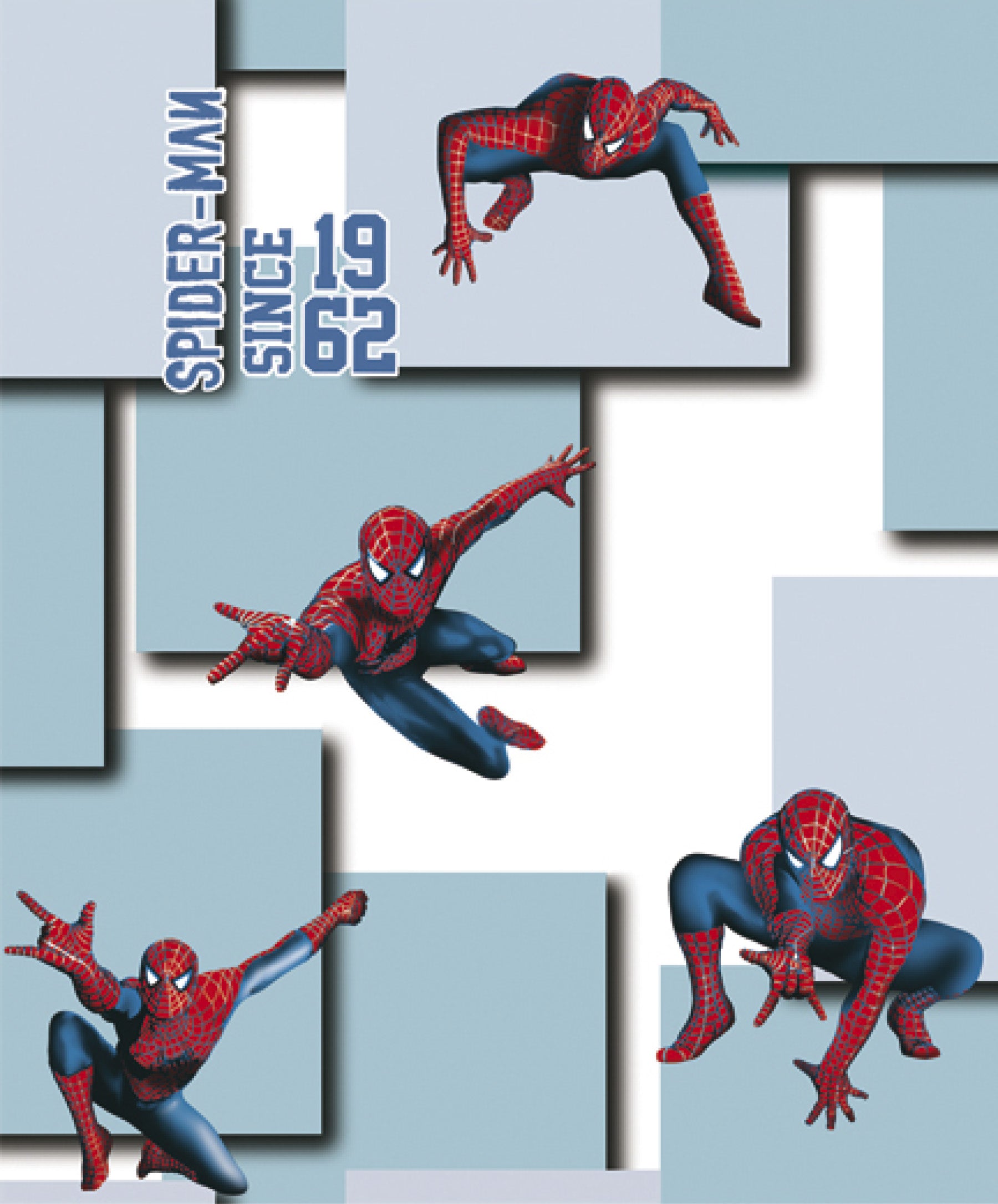 Spiderman in blue background - Heroes