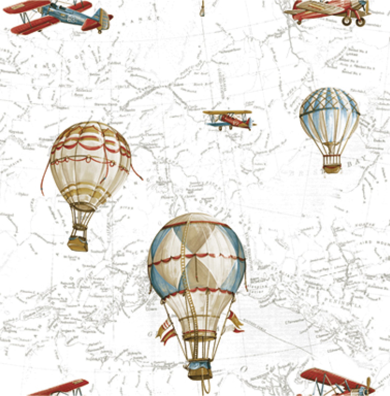 hot-air balloons