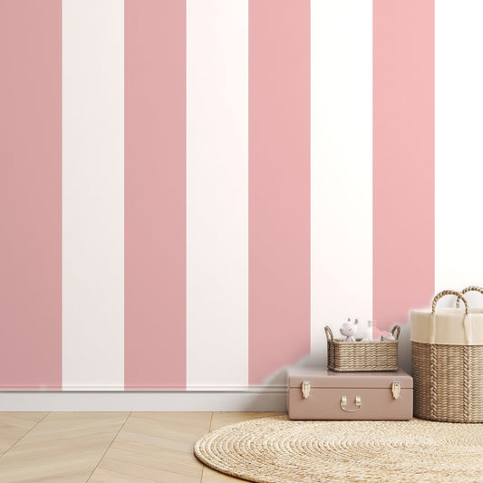 Pink Stripe Cabana — room mockup