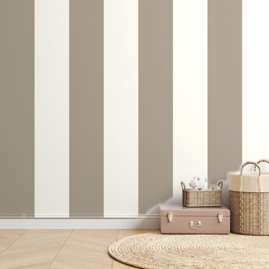 Greige Stripe Cabana — room mockup