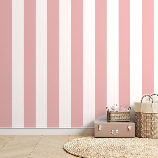 Pink Stripe Classic — room mockup