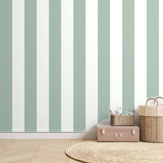 Green Stripe Classic — room mockup