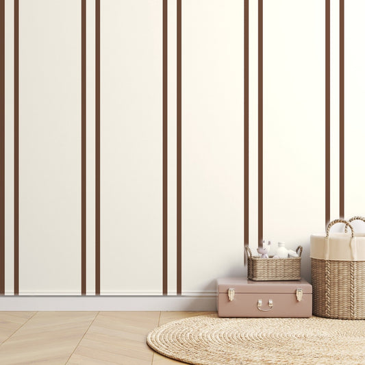 Cocoa Stripe Banker — room mockup