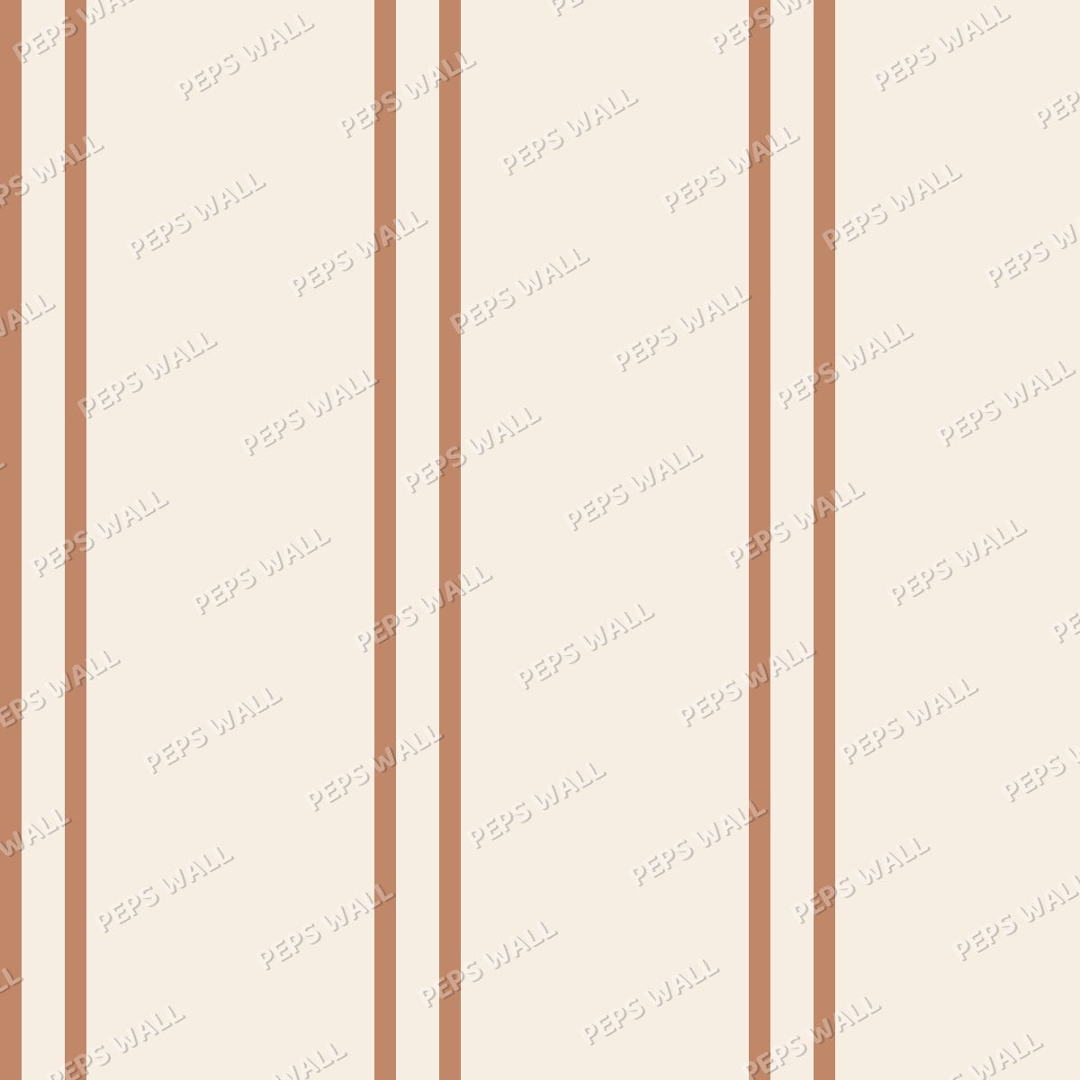 Terracotta Stripe Banker — pattern swatch