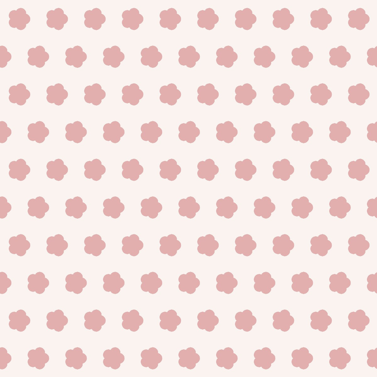 Pink Ditsy Floral — pattern swatch