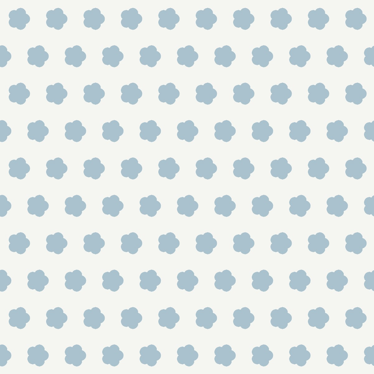 Blue Ditsy Floral — pattern swatch