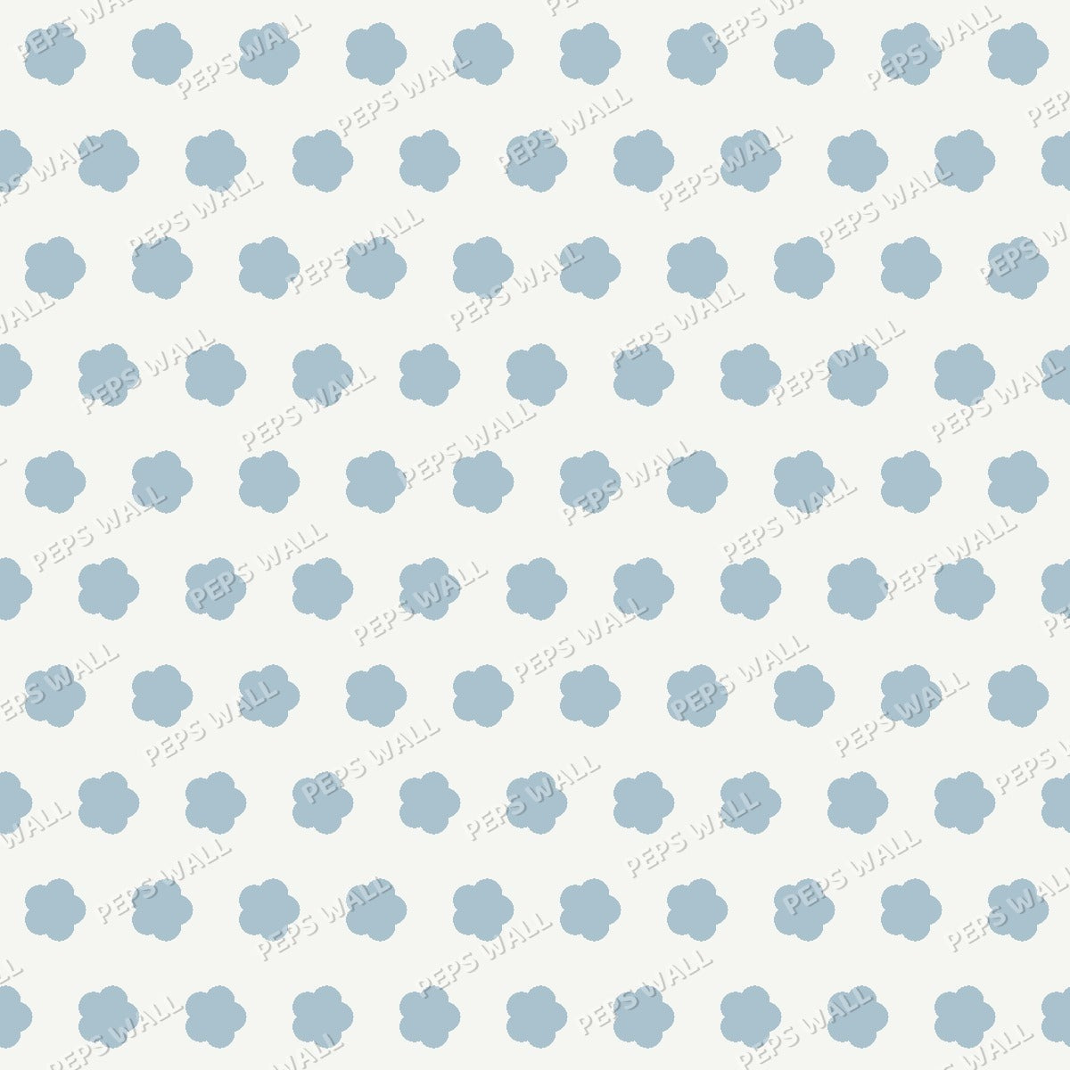 Blue Ditsy Floral — pattern swatch