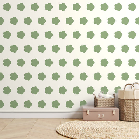 Sage Ditsy Floral — room mockup