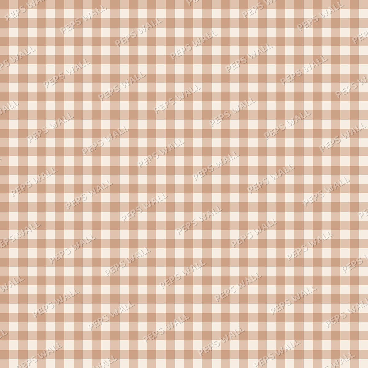 Terracotta Gingham — pattern swatch