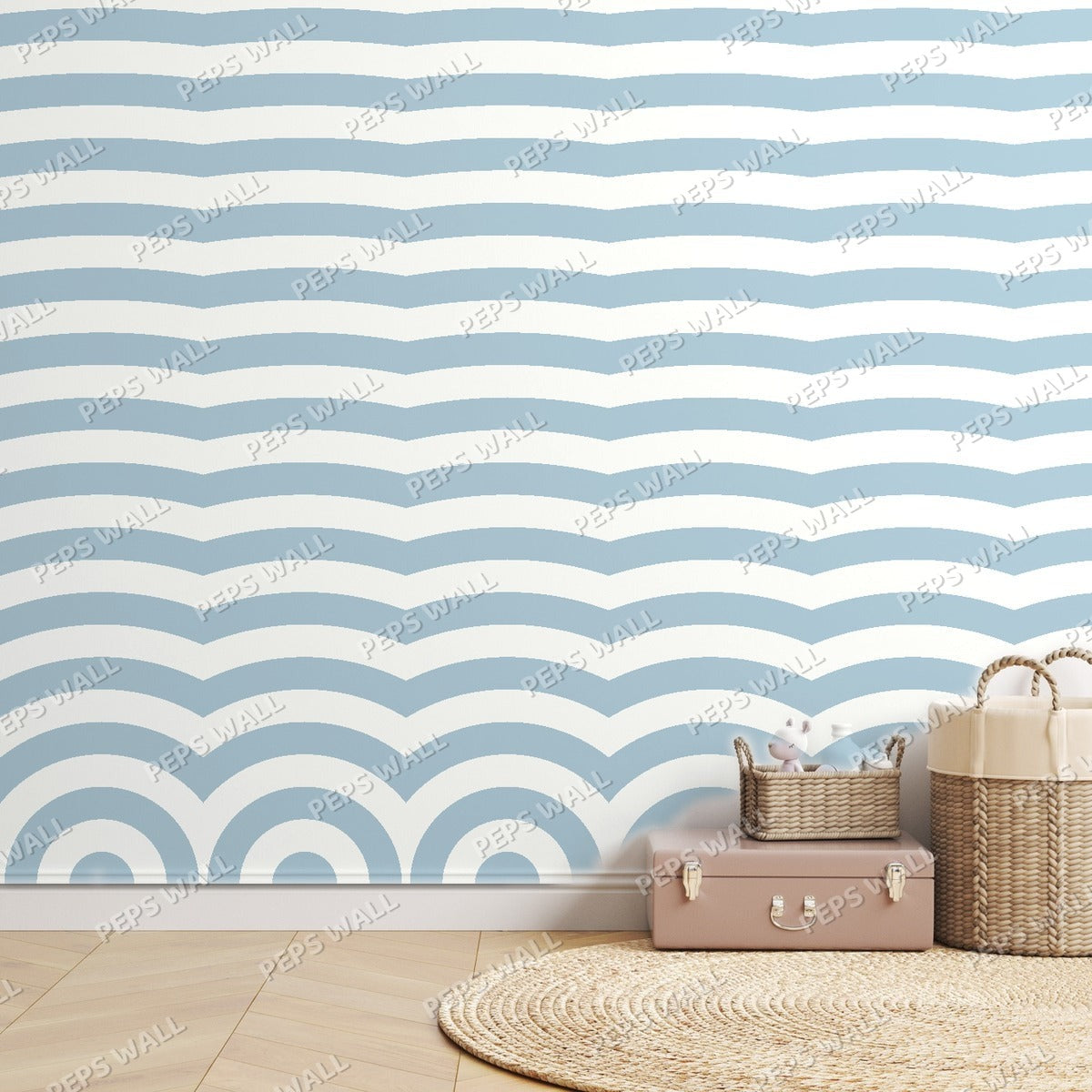 Blue Rainbow — room mockup
