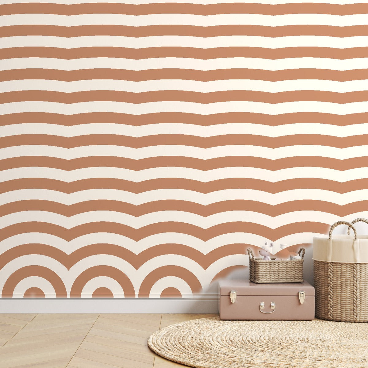Terracotta Rainbow — room mockup