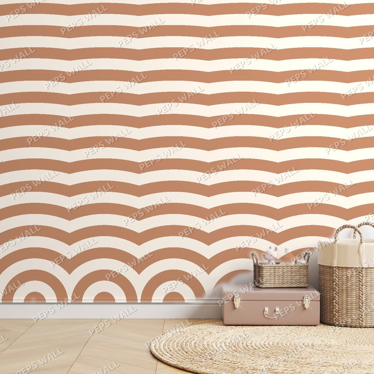 Terracotta Rainbow — room mockup
