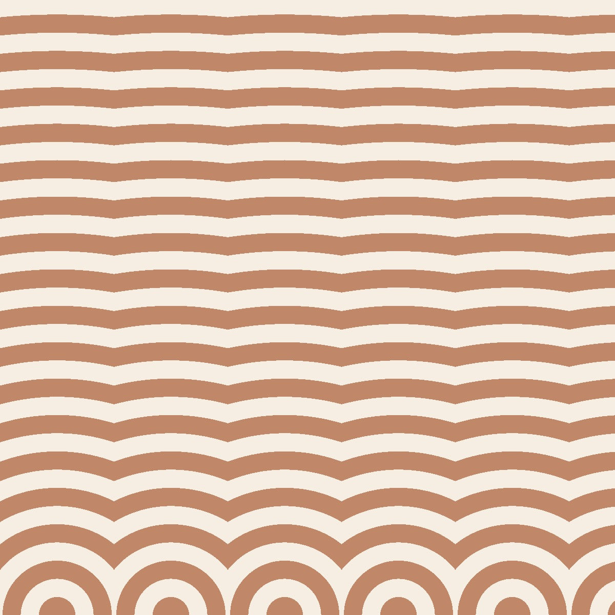 Terracotta Rainbow — pattern swatch