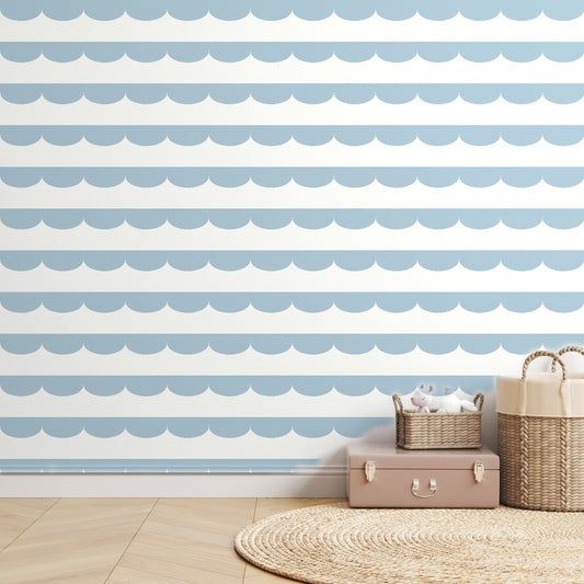 Blue Scallop — room mockup
