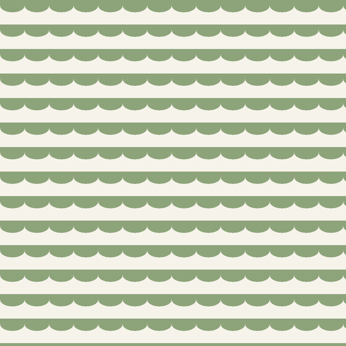 Sage Scallop — pattern swatch