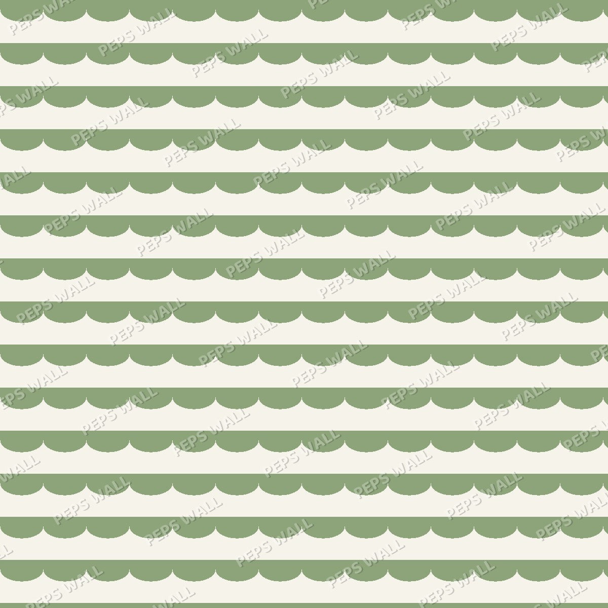 Sage Scallop — pattern swatch