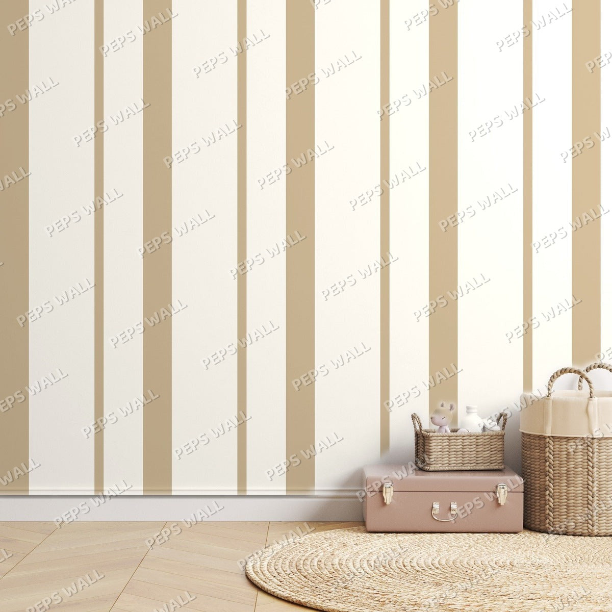 Sand Stripe Rhythm — room mockup