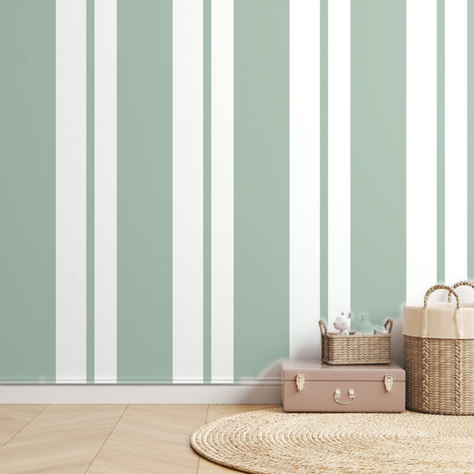 Green Stripe Vintage — room mockup