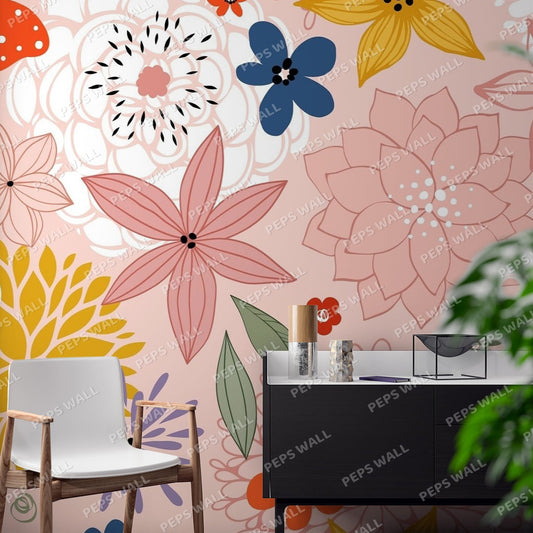 Panicale — floral wallpaper Dubai, Peps Wall