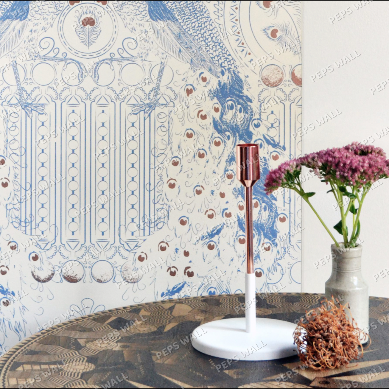 Paon Oriental — moroccan wallpaper Dubai, Peps Wall