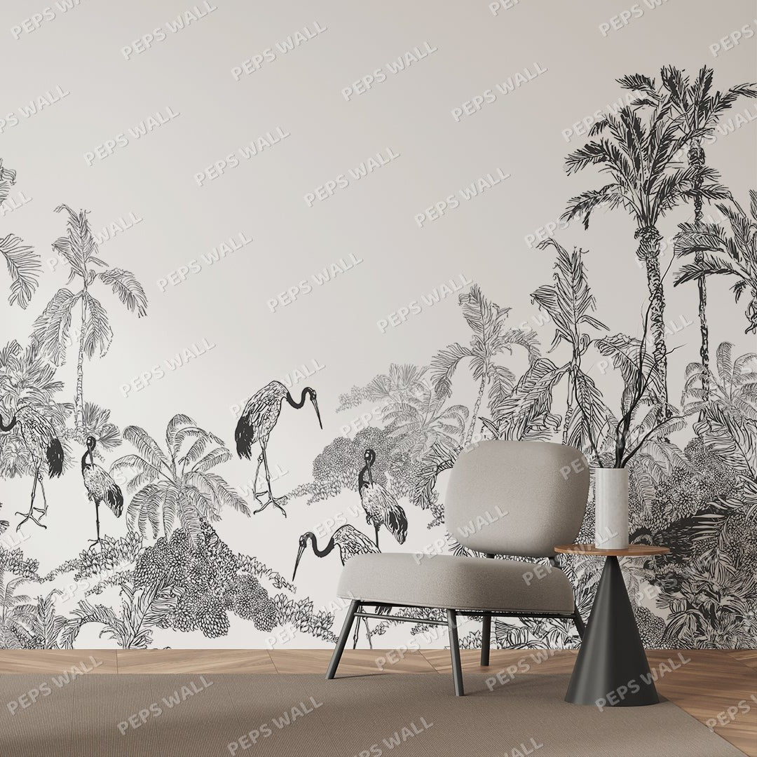 Peaceful Dreamscape — landscape wallpaper Dubai, Peps Wall