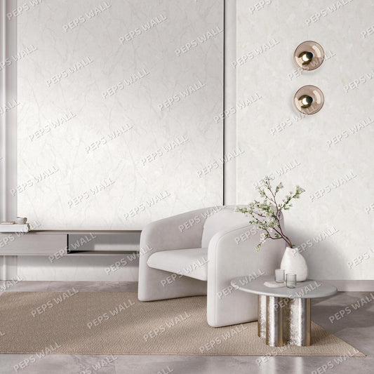 Petra White — neutral wallpaper Dubai, Peps Wall