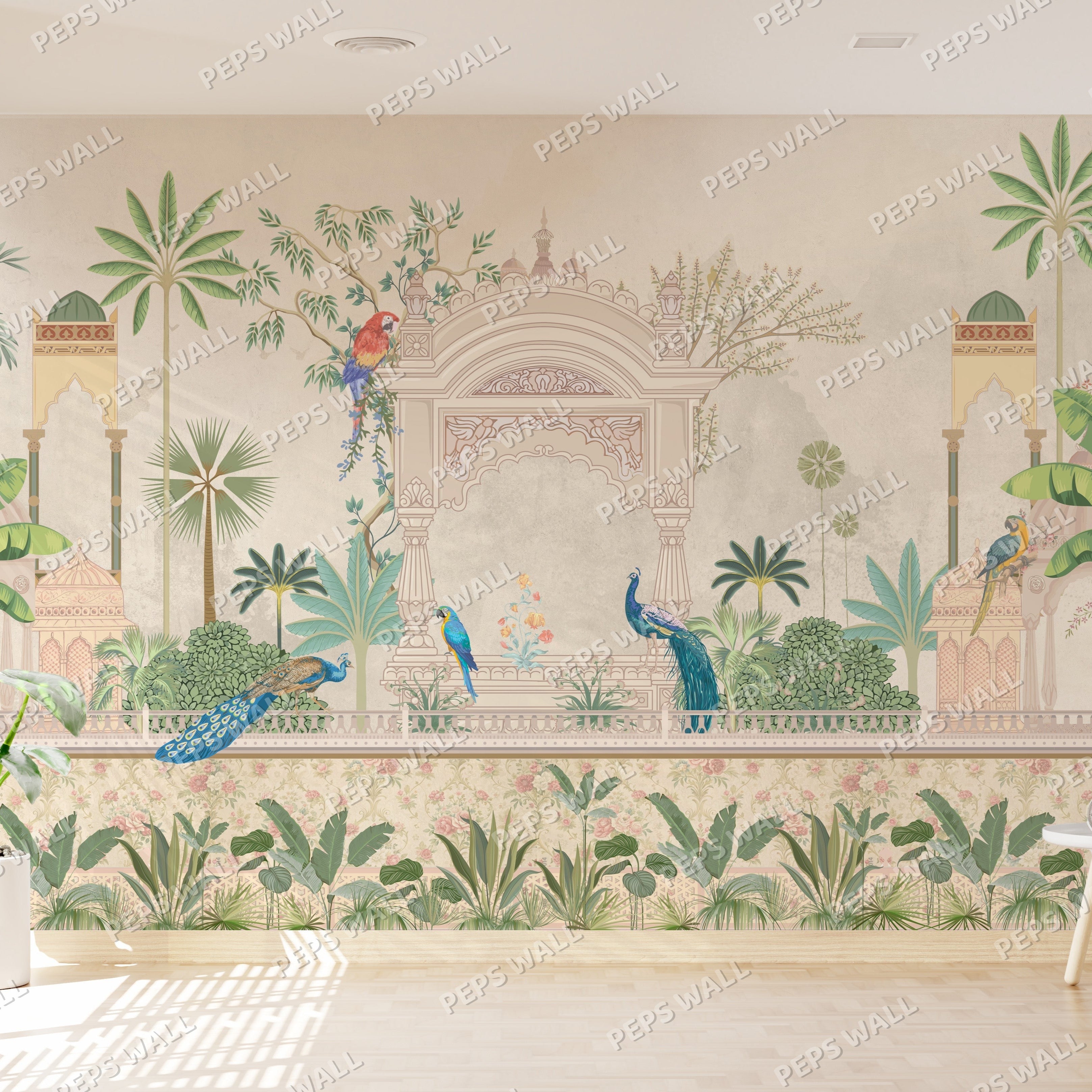 Pichwai — indian wallpaper Dubai, Peps Wall