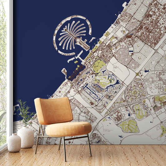 Dubai map