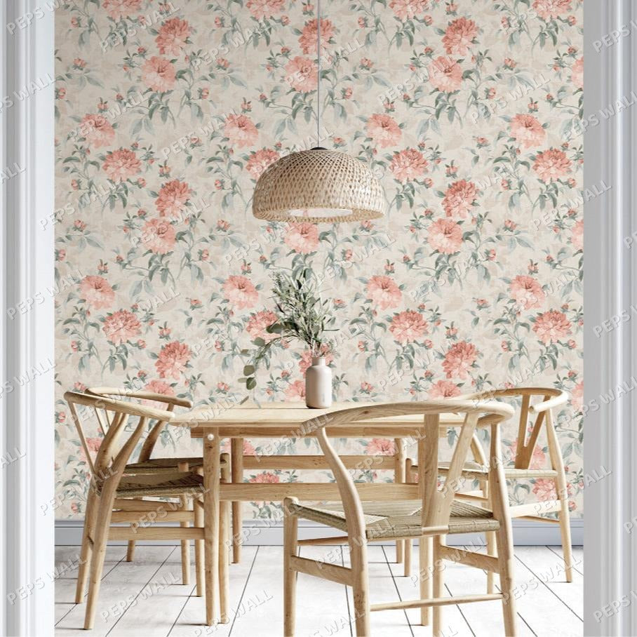 Rose Springs — rose wallpaper Dubai, Peps Wall