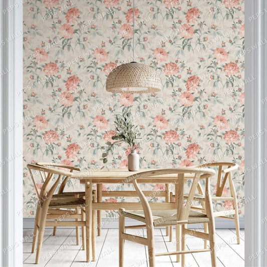 Rose Springs — rose wallpaper Dubai, Peps Wall