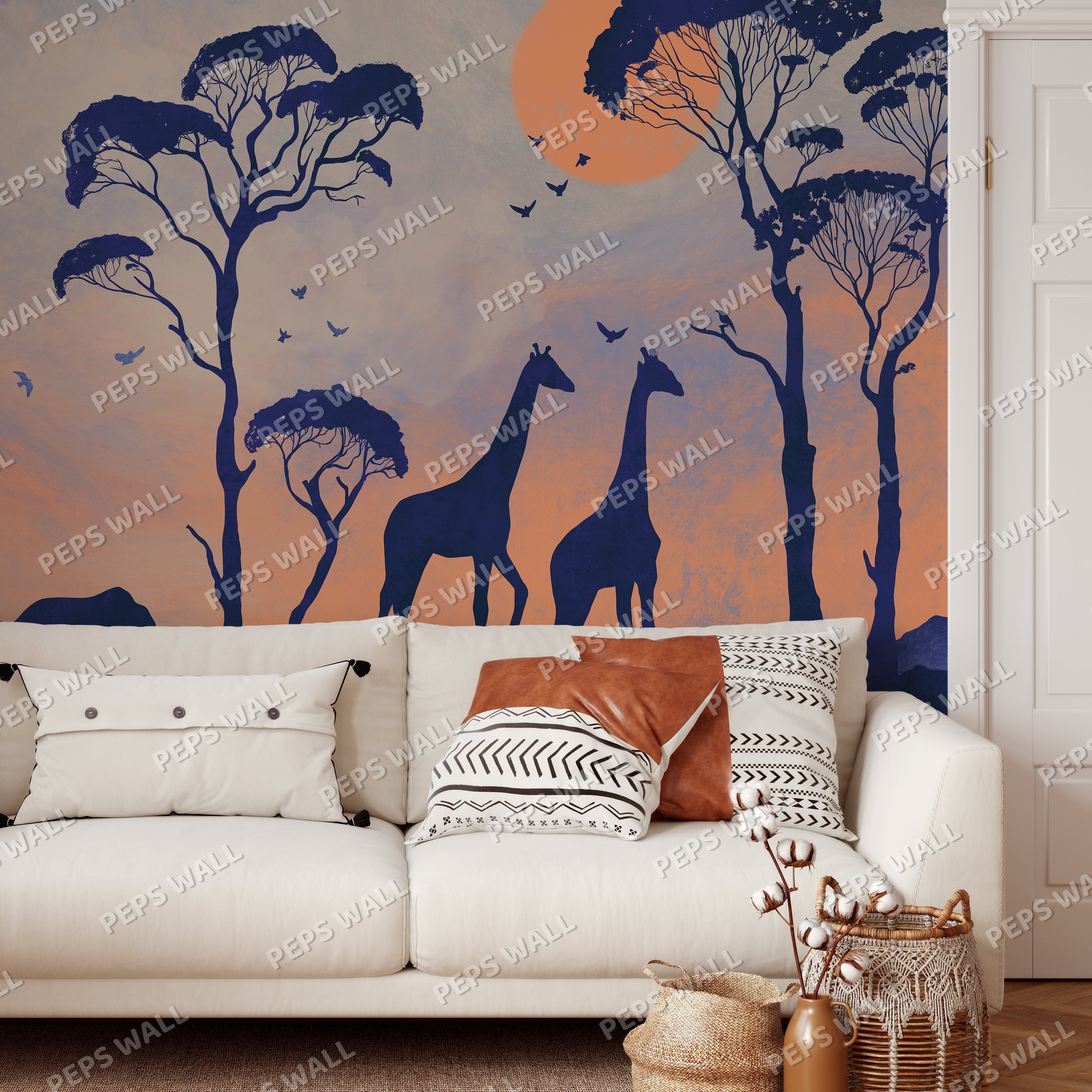 Safari Original — scenic landscape wallpaper Dubai, Peps Wall