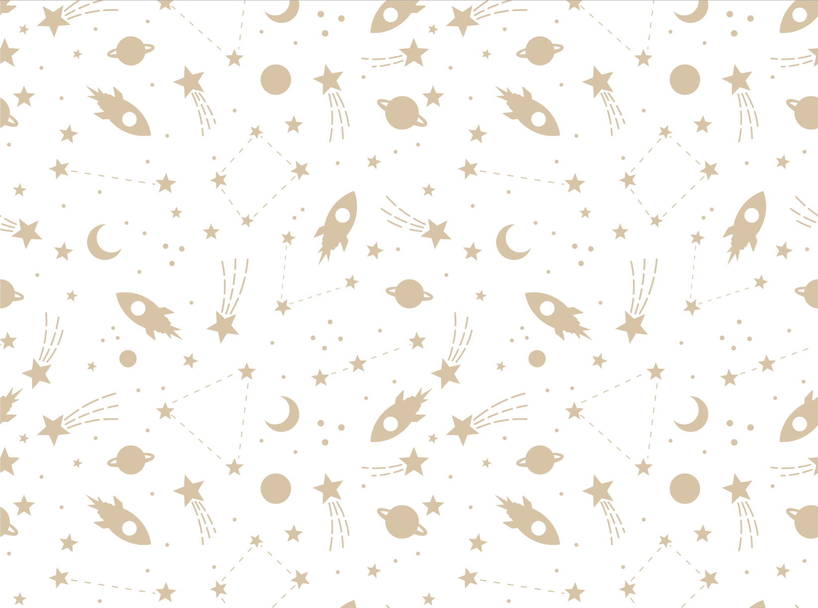 Space Seamless pattern