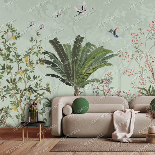 Shanti — indian wallpaper Dubai, Peps Wall
